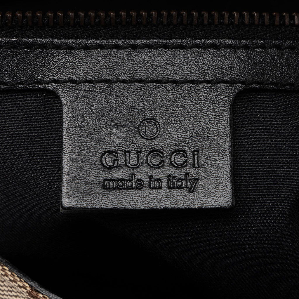 Gucci GG Supreme Horsebit Web Flap Bag (SHF-dZLqw3)