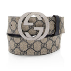 Gucci GG Supreme Interlocking G Belt - Size 30 / 75 - FINAL SALE (SHF-6RxdGy)