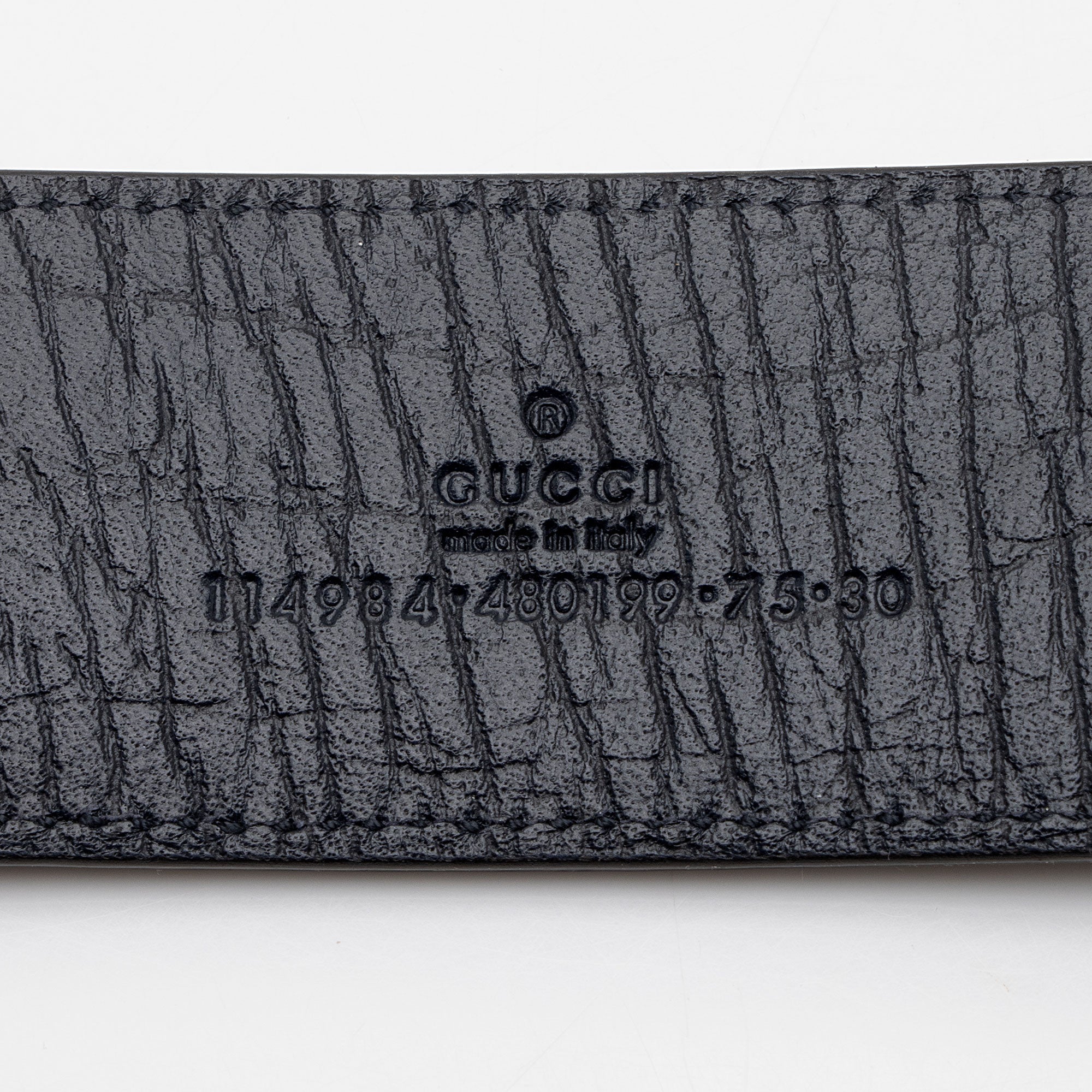 Gucci GG Supreme Interlocking G Belt - Size 30 / 75 - FINAL SALE (SHF-6RxdGy)