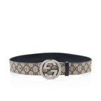 Gucci GG Supreme Interlocking G Belt - Size 30 / 75 - FINAL SALE (SHF-6RxdGy)