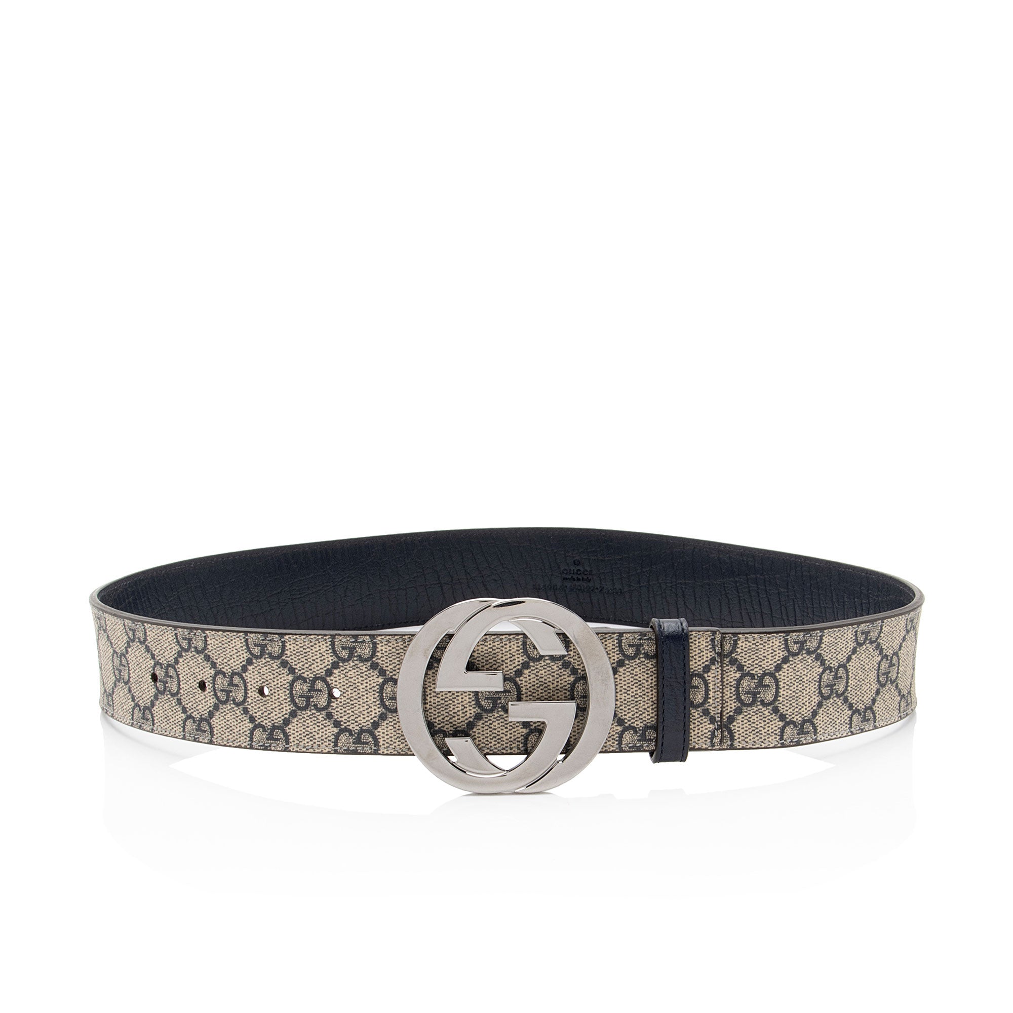 Gucci GG Supreme Interlocking G Belt - Size 30 / 75 - FINAL SALE (SHF-6RxdGy)