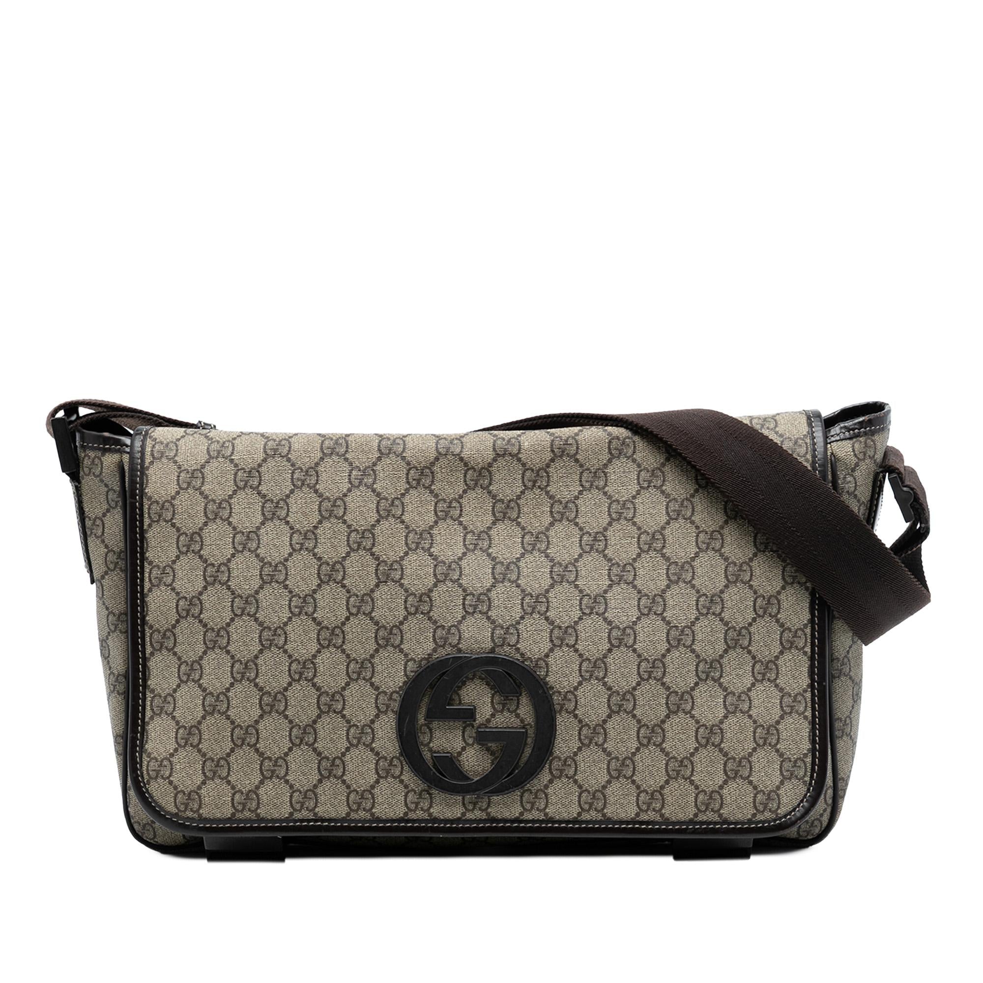 Gucci GG Supreme Interlocking G Crossbody