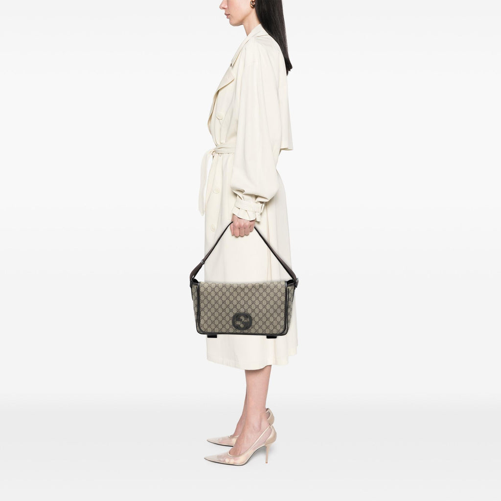Gucci GG Supreme Interlocking G Crossbody