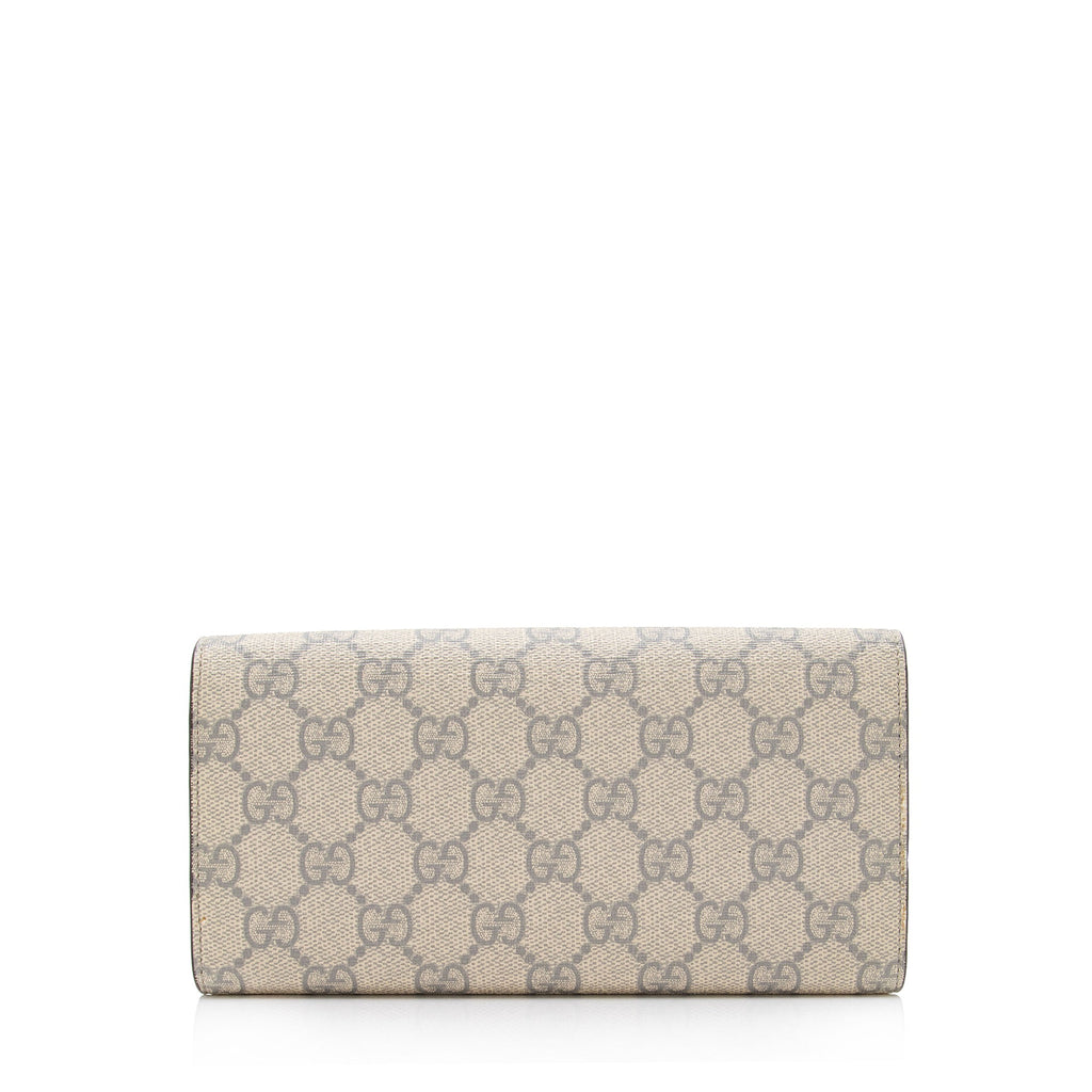 Gucci GG Supreme Interlocking G Wallet on Chain Bag (SHF-lSPCY3)