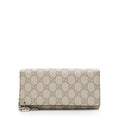 Gucci GG Supreme Interlocking G Wallet on Chain Bag (SHF-lSPCY3)