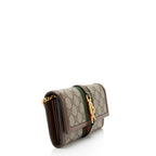 Gucci GG Supreme Jackie 1961 Chain Wallet (SHF-X2fzmk)