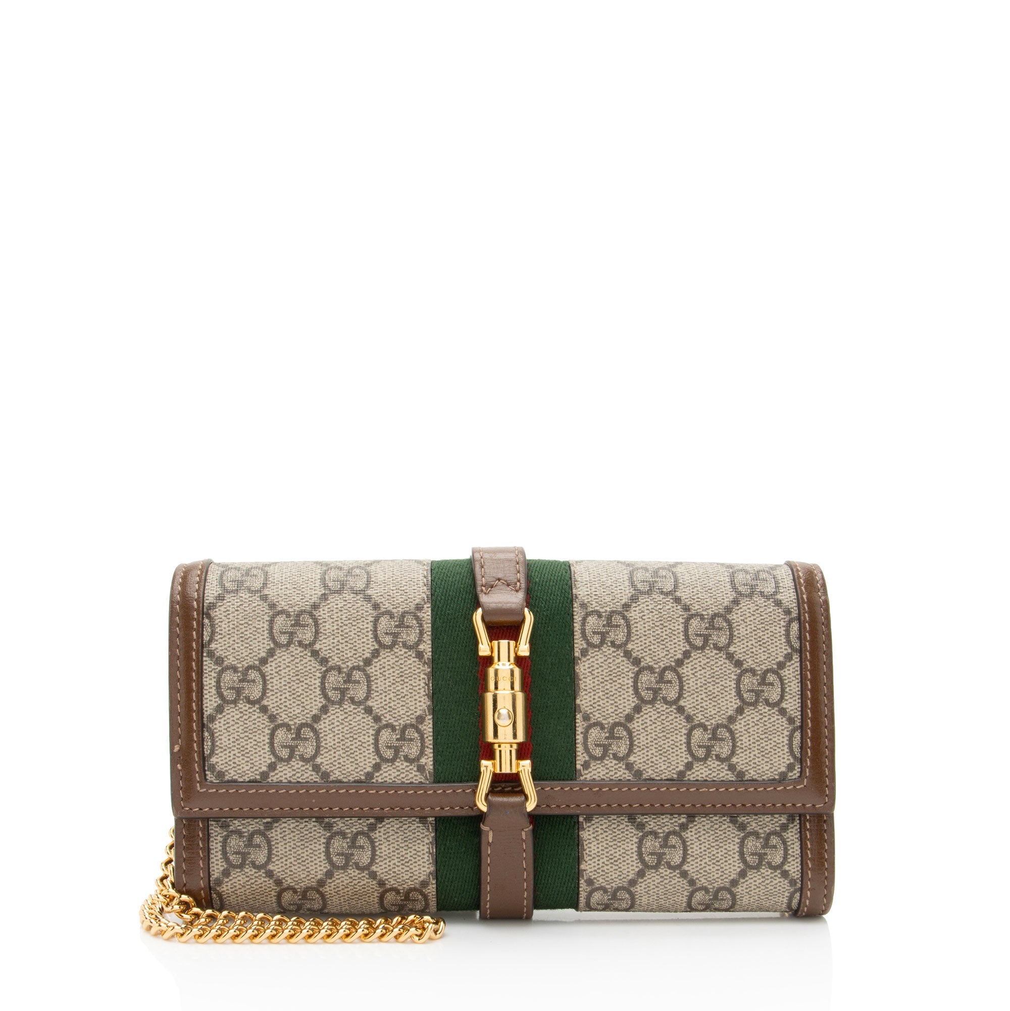 Gucci GG Supreme Jackie 1961 Chain Wallet
