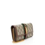 Gucci GG Supreme Jackie 1961 Chain Wallet