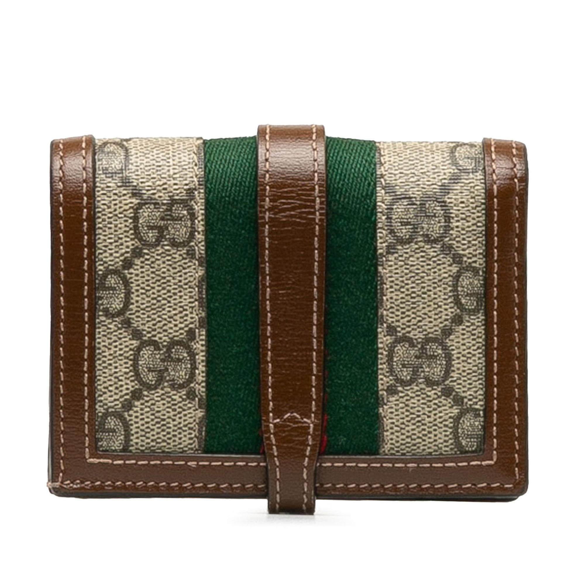 Gucci GG Supreme Jackie 1961 Compact Wallet (SHG-EbOrCQ)
