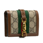 Gucci GG Supreme Jackie 1961 Compact Wallet (SHG-EbOrCQ)