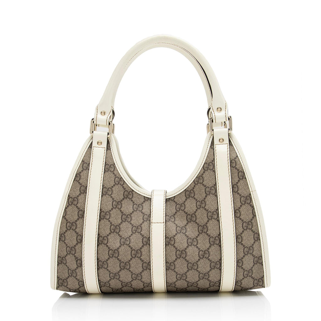 Gucci GG Supreme Joy Bardot Small Shoulder Bag (SHF-wBWBB2)