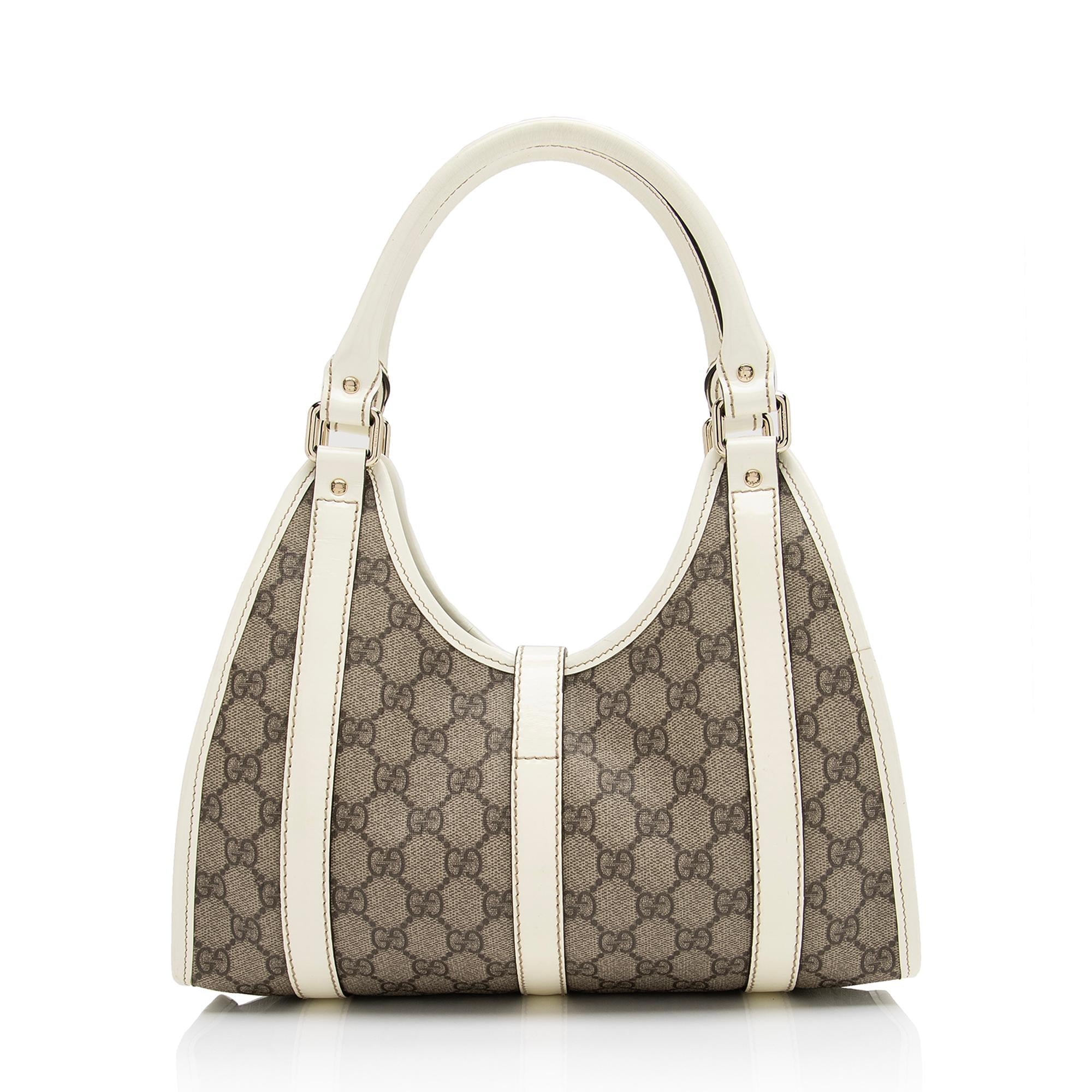 Gucci GG Supreme Joy Bardot Small Shoulder Bag (SHF-wBWBB2)