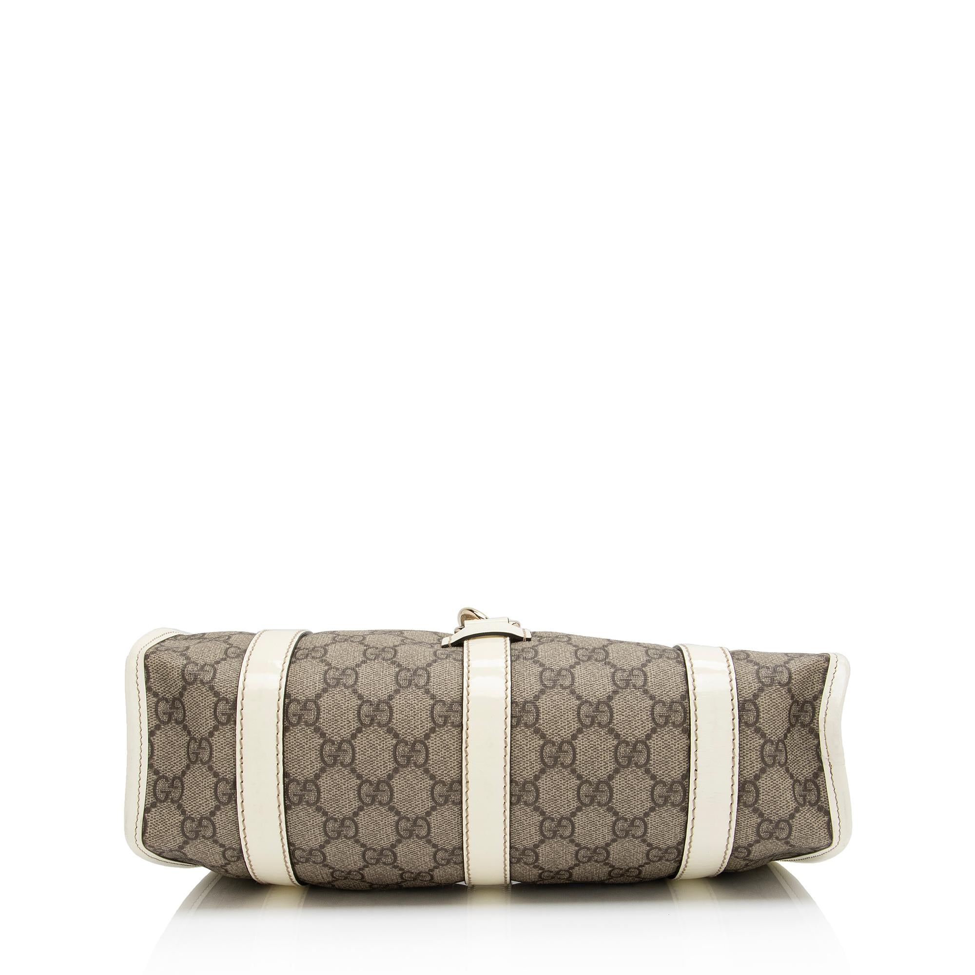 Gucci GG Supreme Joy Bardot Small Shoulder Bag (SHF-wBWBB2)