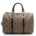 Gucci GG Supreme Tattoo Hearts Joy Boston Bag (SHF-H1LsWc)
