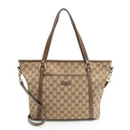 Gucci GG Supreme Front Pocket Medium Tote (SHF-UIiEXW)