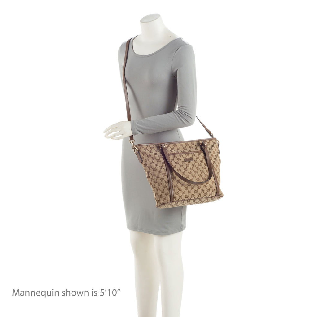 Gucci GG Supreme Front Pocket Medium Tote (SHF-UIiEXW)
