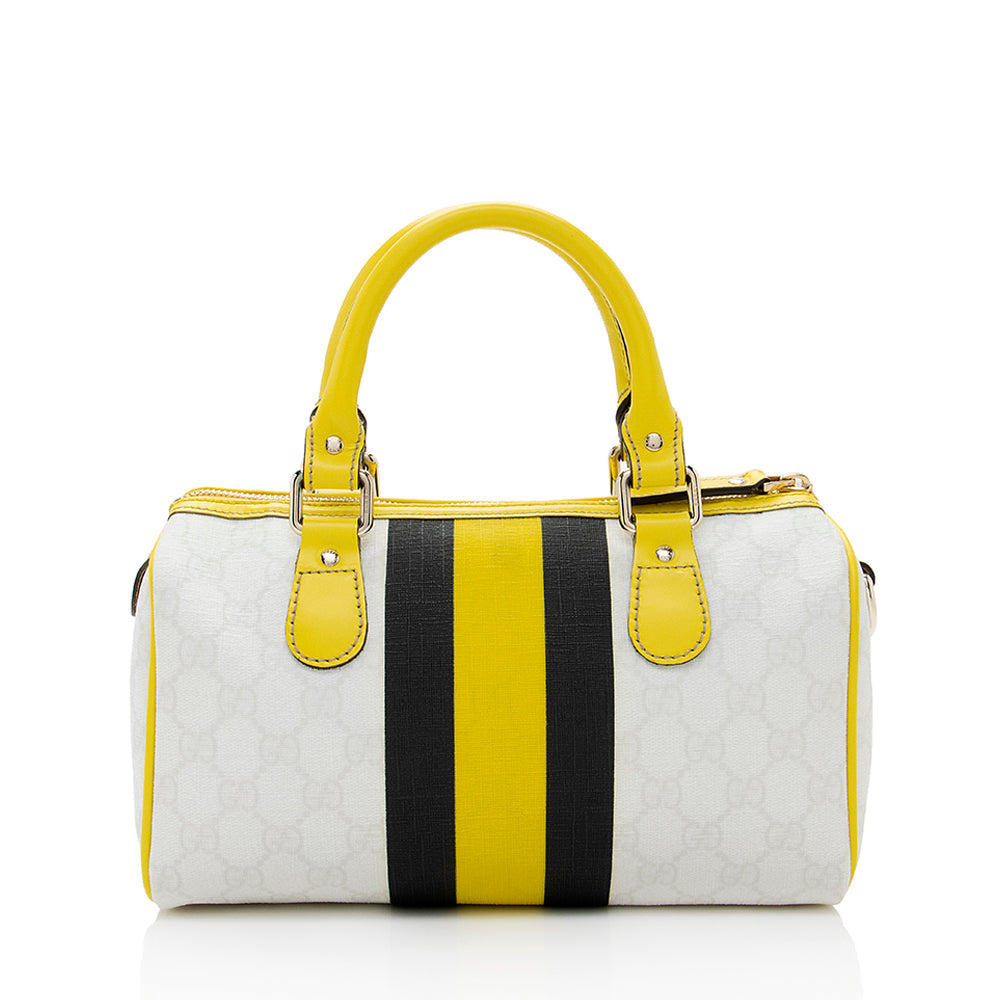 Gucci GG Supreme Joy Vintage Web Small Boston Satchel (SHF-18336)