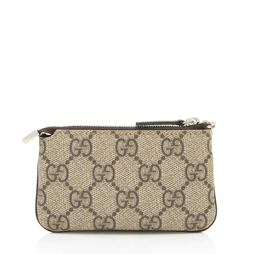 Gucci GG Supreme Key Pouch (SHF-BrByDR)