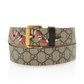 Gucci GG Supreme Kingsnake Belt - Size 36 / 90 (SHF-21664)