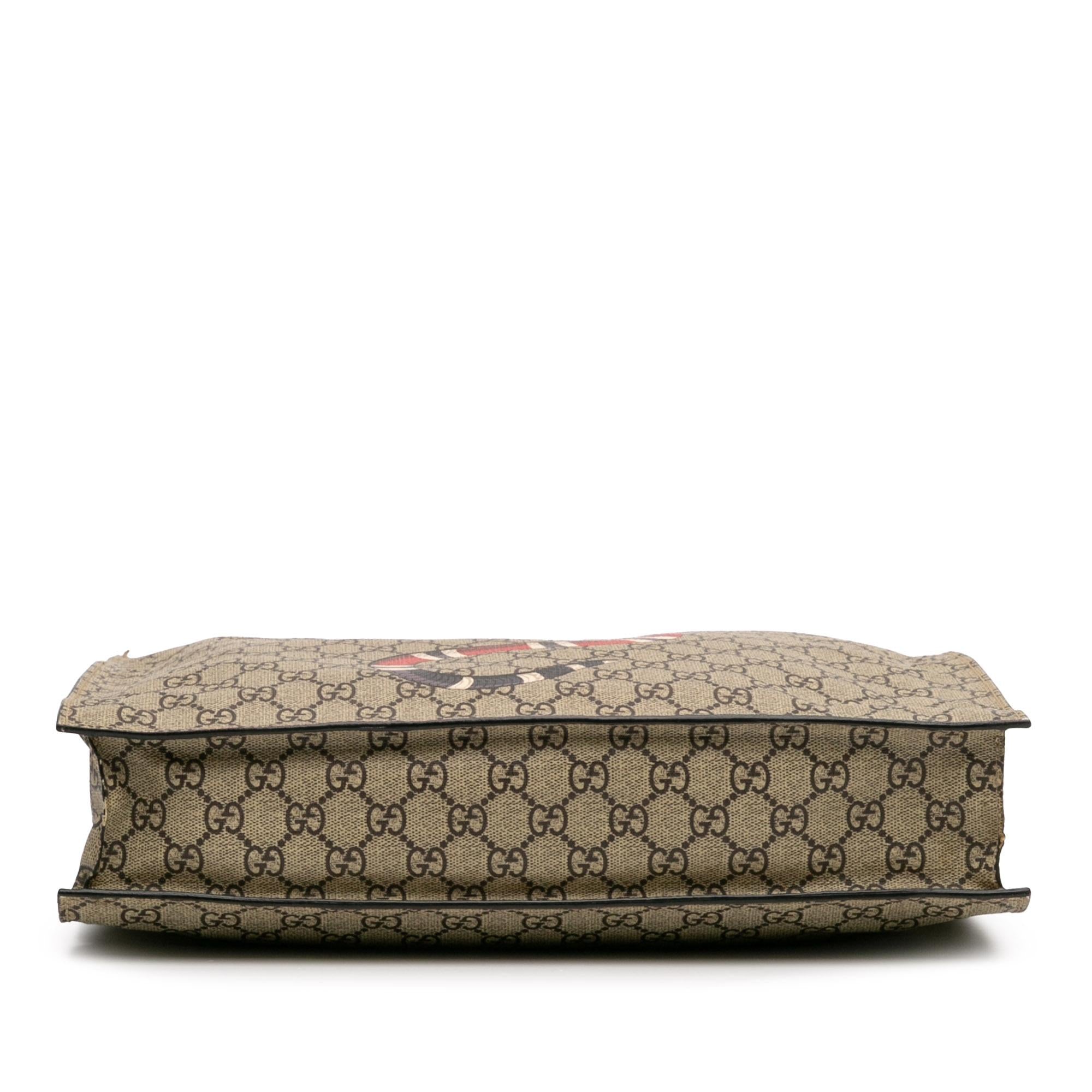Gucci GG Supreme Kingsnake Tote