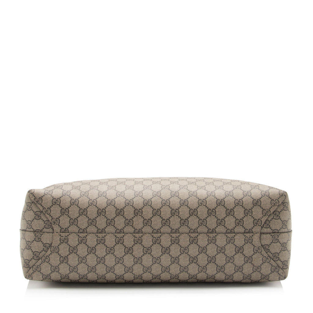 Gucci GG Supreme Leather Large Reversible Tote (SHF-Y1F953)