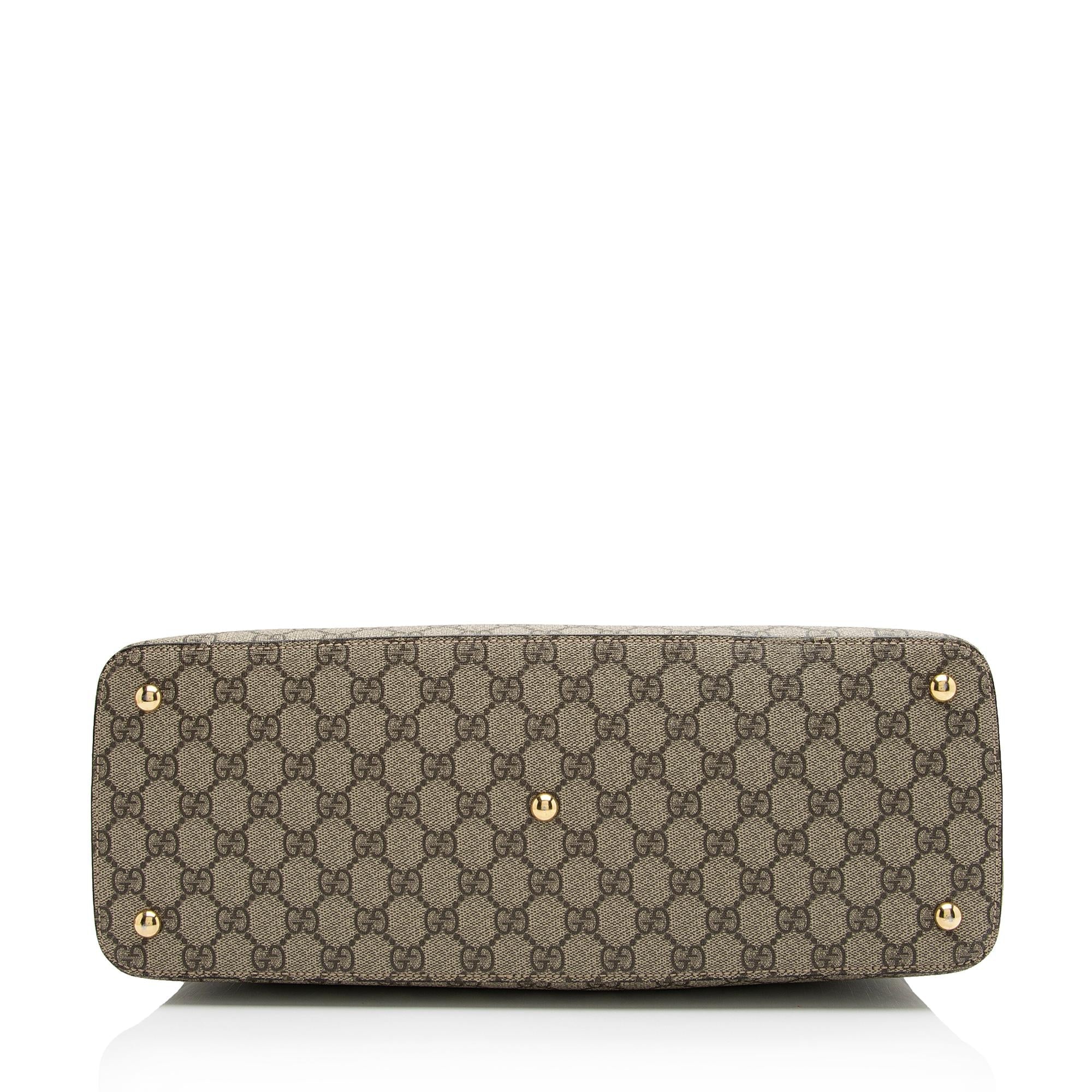 Gucci GG Supreme Large Zip Tote (SHF-23742)