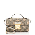 Gucci GG Supreme Berry Padlock Mini Crossbody (SHF-OWluIJ)