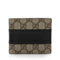 Gucci GG Supreme Leather Bi-Fold Wallet (SHF-tY4GX9)