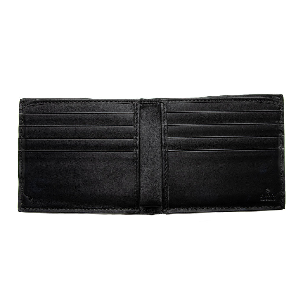 Gucci GG Supreme Leather Bi-Fold Wallet (SHF-tY4GX9)