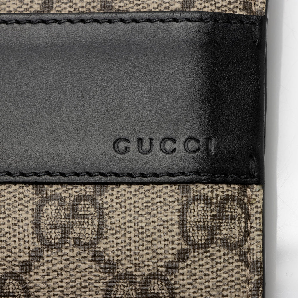 Gucci GG Supreme Leather Bi-Fold Wallet (SHF-tY4GX9)