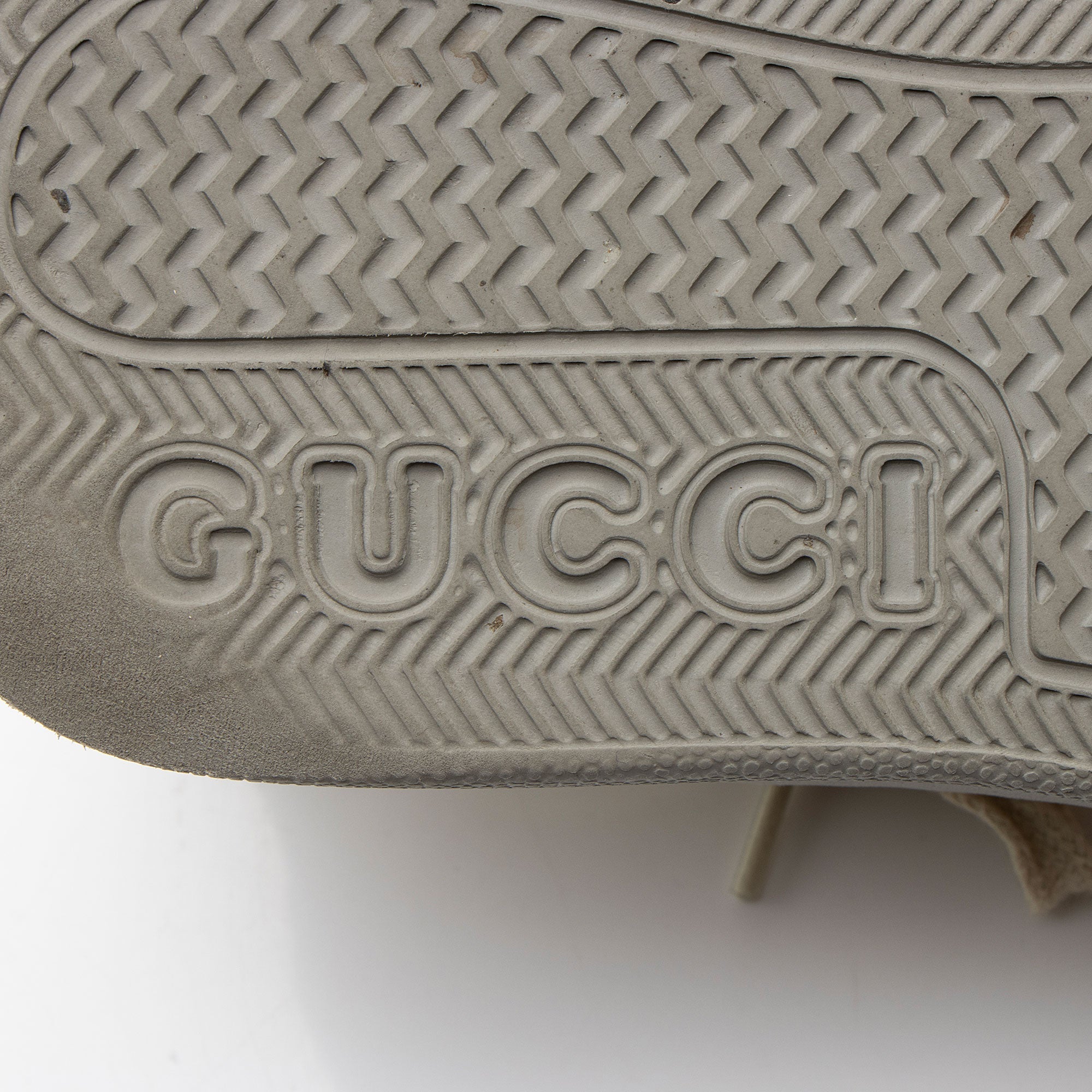 Gucci GG Supreme Leather Interlocking G Platform Sneakers - Size 5.5 / 35.5