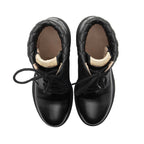 Gucci GG Supreme Leather Lace Up Ankle Boots - Size 10 / 40 (SHF-Rnm2Gv)