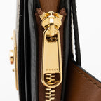 Gucci GG Supreme Leather Padlock Card Case Wallet (SHF-LgCvRN)