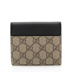 Gucci GG Supreme Leather Padlock Compact Wallet (SHF-hLMamg)