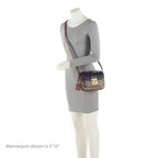 Gucci GG Supreme Leather Padlock Mini Crossbody (SHF-C1X2QZ)