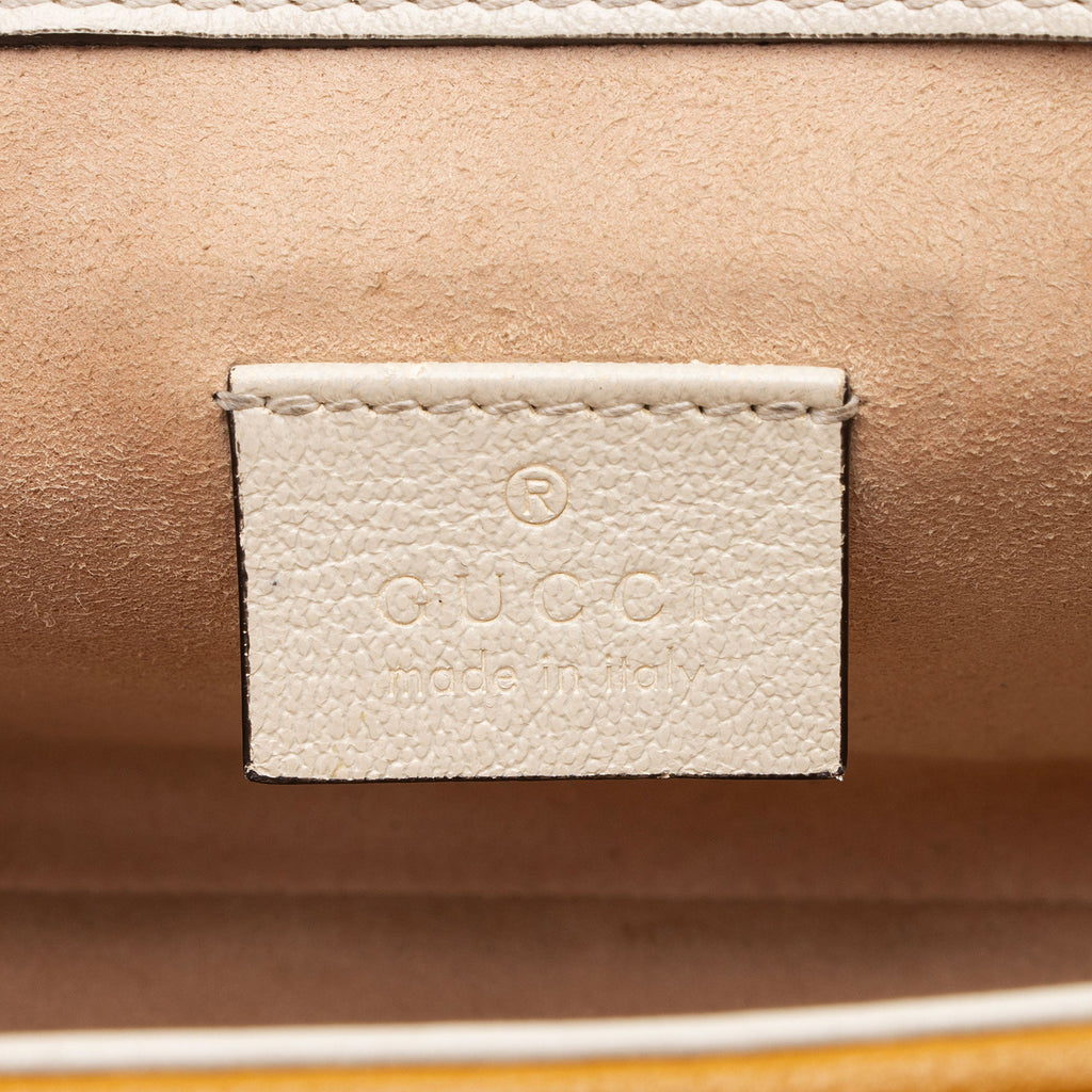 Gucci GG Supreme Leather Padlock Mini Crossbody