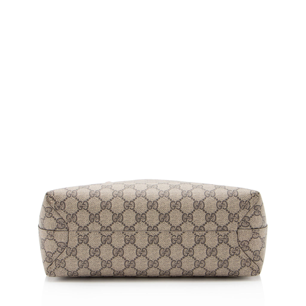 Gucci GG Supreme Leather Reversible Small Tote (SHF-zpwKGA)