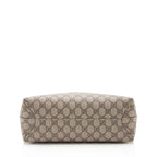 Gucci GG Supreme Leather Reversible Small Tote (SHF-zpwKGA)