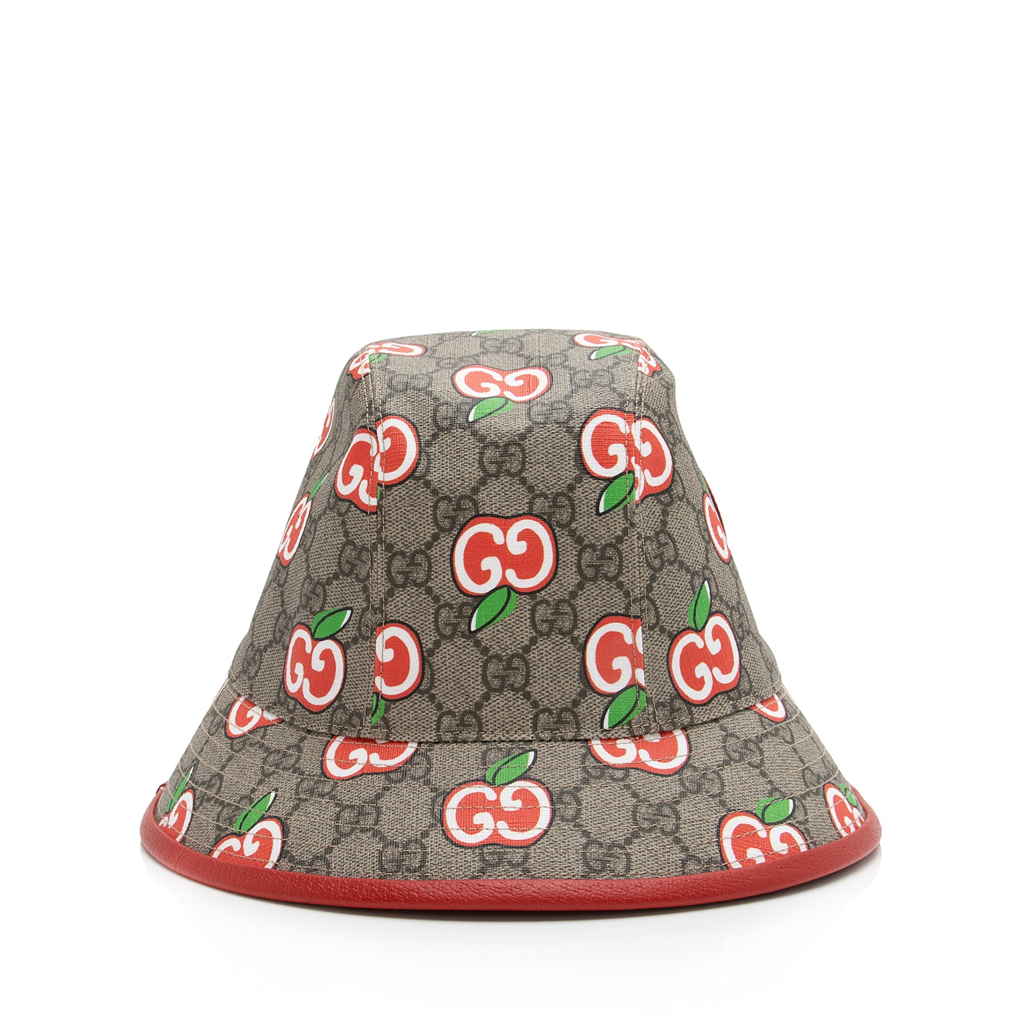 Gucci GG Supreme Apple Bucket Hat - Size L (SHF-23706)