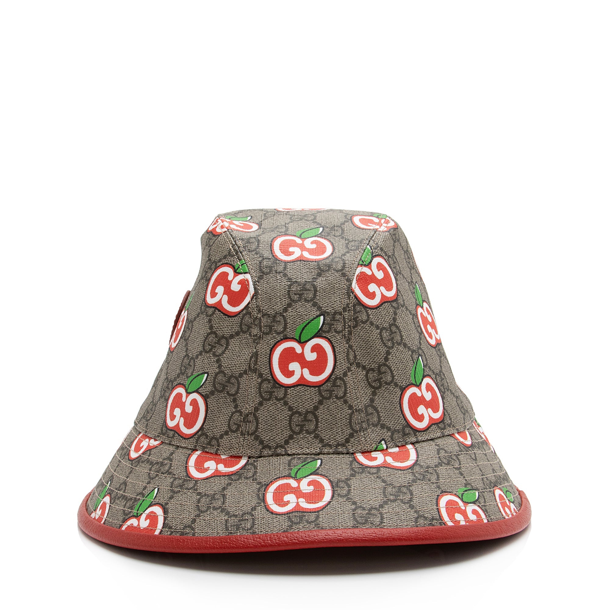 Gucci GG Supreme Apple Bucket Hat - Size L (SHF-23706)