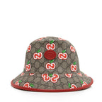 Gucci GG Supreme Apple Bucket Hat - Size L (SHF-23706)