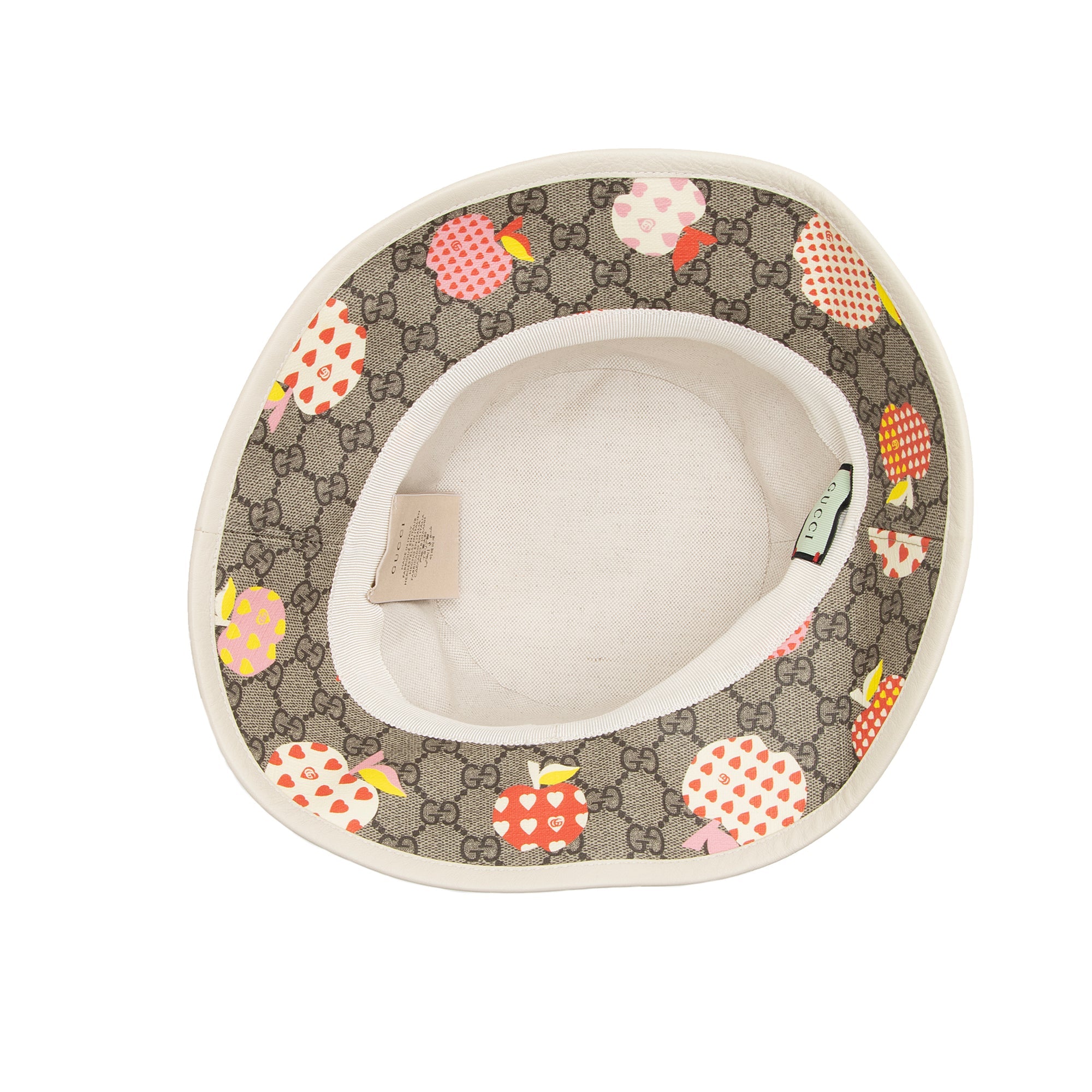 Gucci GG Supreme Les Pommes Bucket Hat - Size M (SHF-23710)