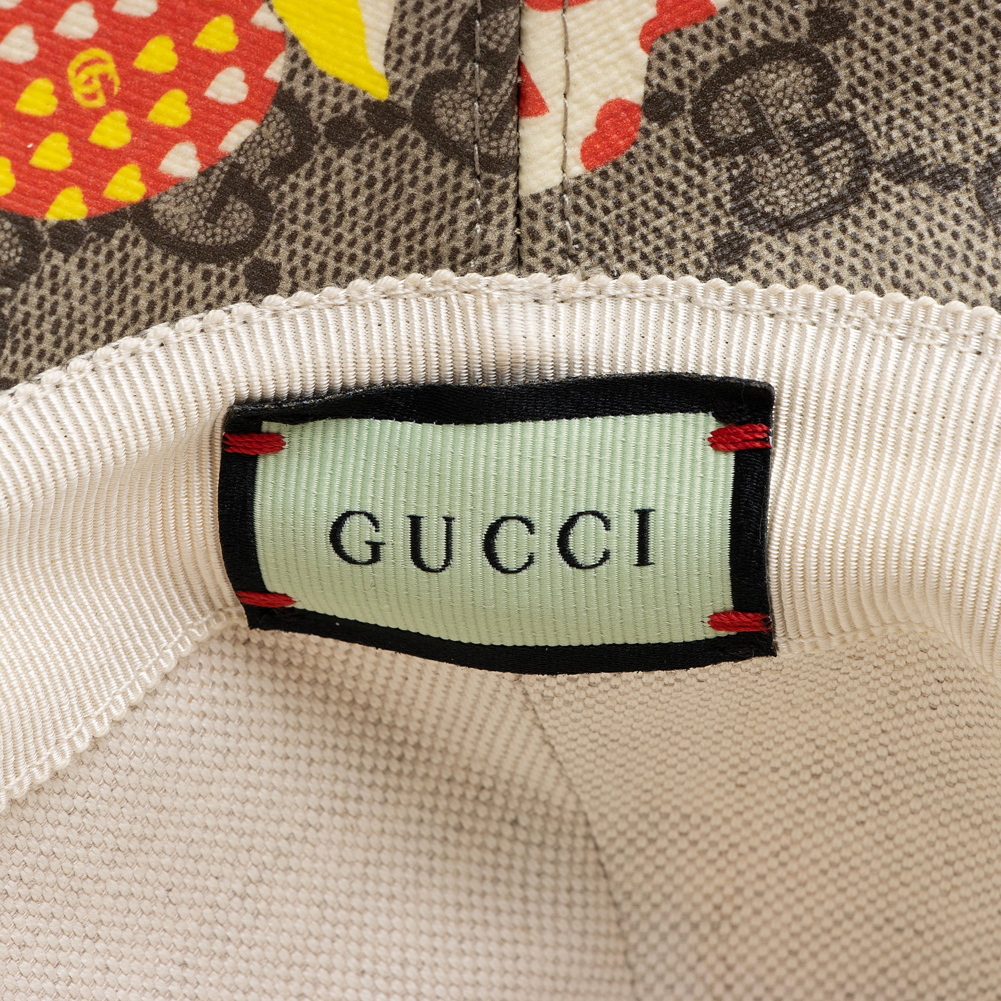 Gucci GG Supreme Les Pommes Bucket Hat - Size M (SHF-23710)