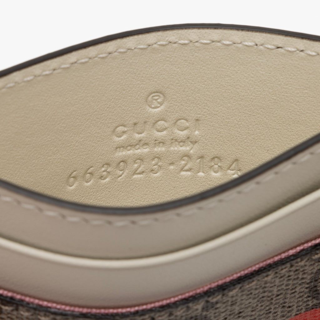 Gucci GG Supreme Les Pommes Card Case (SHF-CKDdvy)