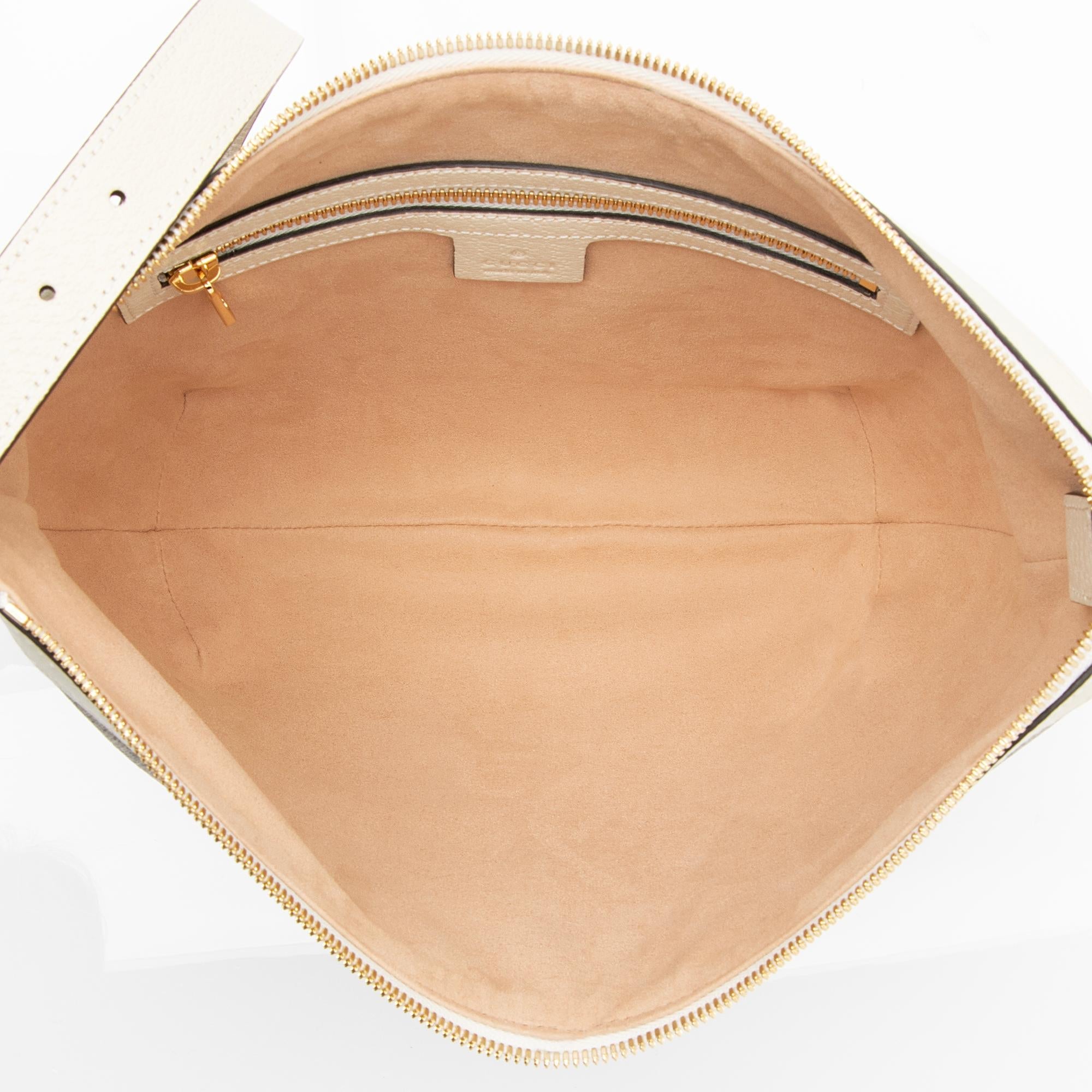 Gucci GG Supreme Les Pommes Half Moon Hobo (SHF-23192)