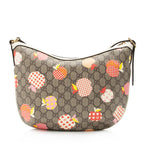 Gucci GG Supreme Les Pommes Half Moon Hobo (SHF-23891)