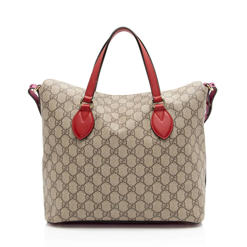 Gucci GG Supreme Linea A Fold Over Tote