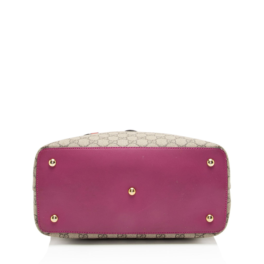 Gucci GG Supreme Linea A Fold Over Tote