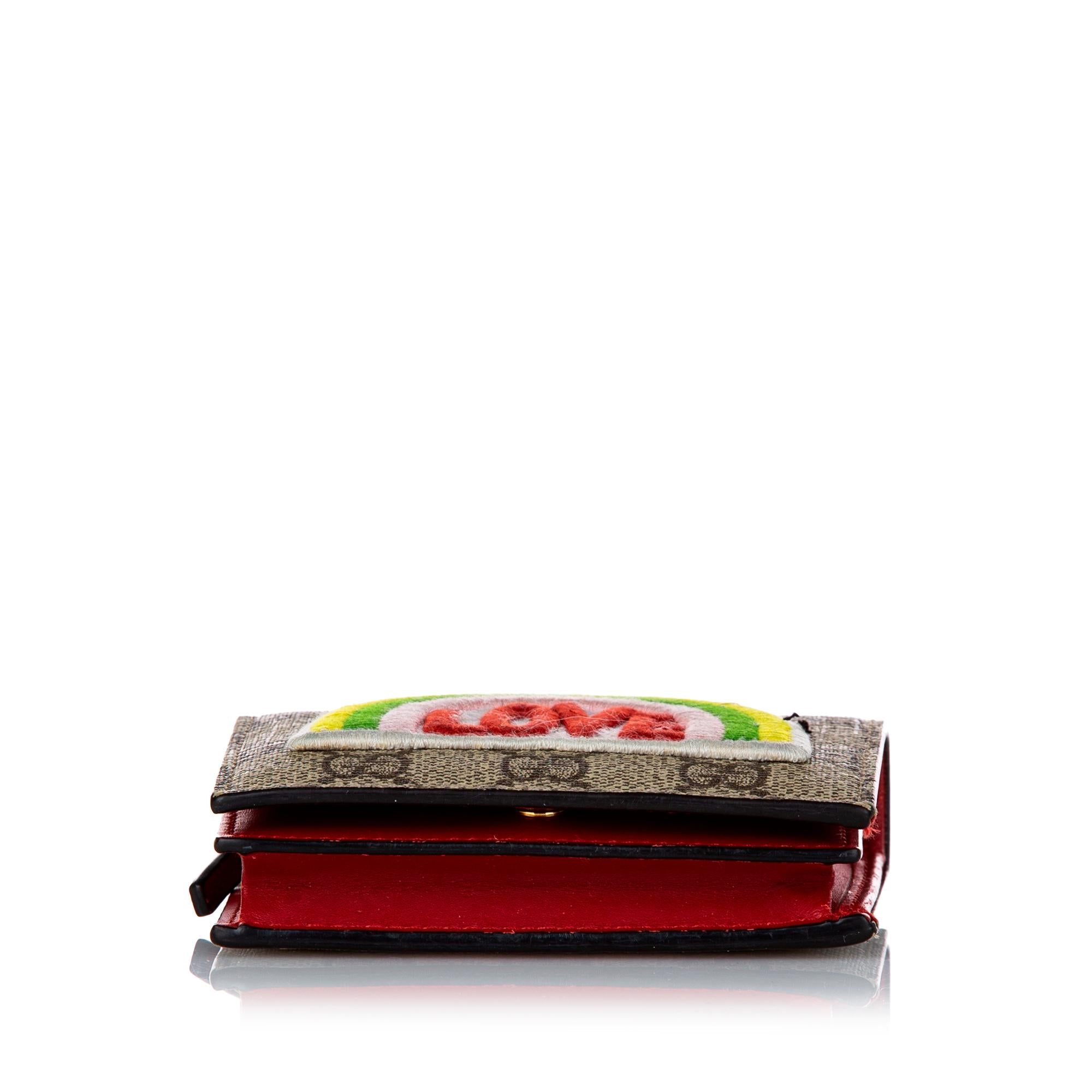 Gucci GG Supreme Love Small Wallet (SHG-29165)