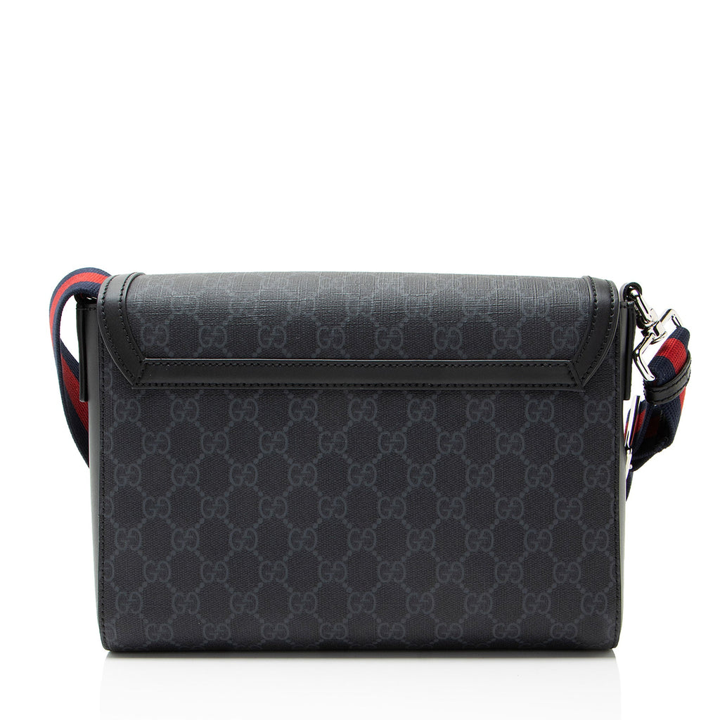 Gucci GG Supreme Web Messenger Bag